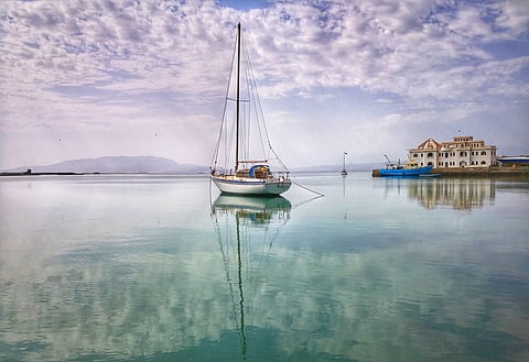 A view of Red Sea view from Masawa, Eritrea